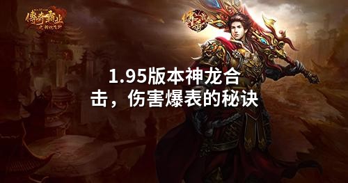 1.95版本神龙合击，伤害爆表的秘诀